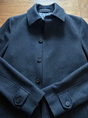 에디피스 EDIFICE 다크 그레이 스텐카라 코트 사이즈 42 ( S )