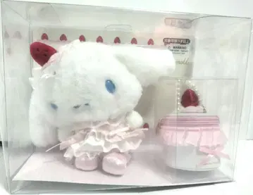 산리오 딸기 휘핑 케이크 봉제 인형 액세서리 세트 시나모롤