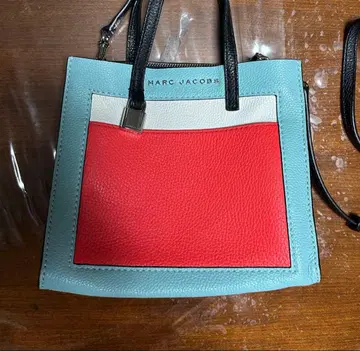 최종 가격 바이컬러 핸드백(블루 계열)