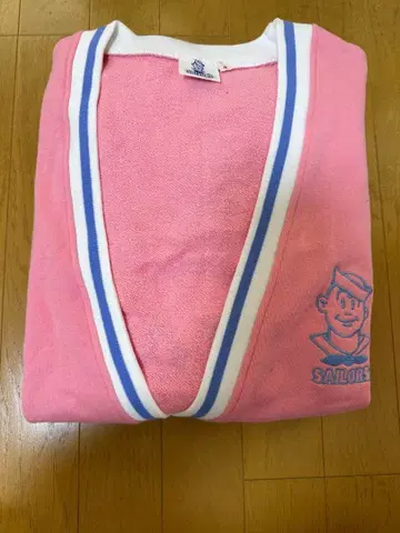 Sailors 로고 핑크 가디건