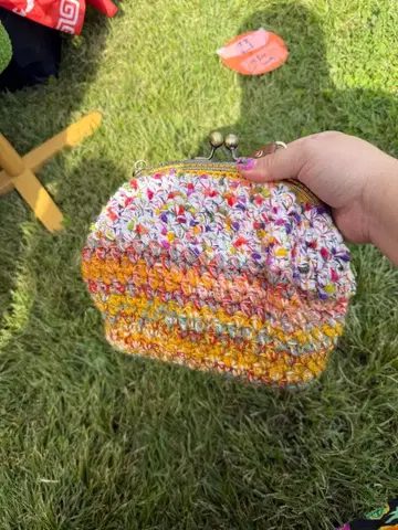 컬러풀 가마구치 백