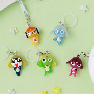 개구리 중사 케로로 메지루시 액세서리 가챠 전 5종 컴플리트 세트