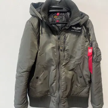 ALPHA INDUSTRIES 밀리터리 자켓 M 올리브 그린