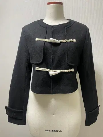 BNFROM 노카라 자켓 블랙