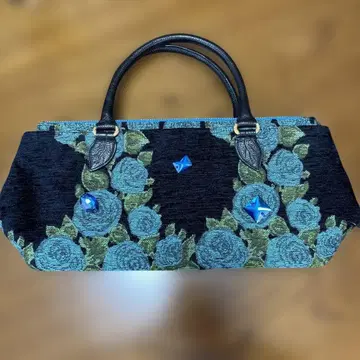 싱크비 Think Bee 보스턴 백 비쥬 장미 블랙 블루