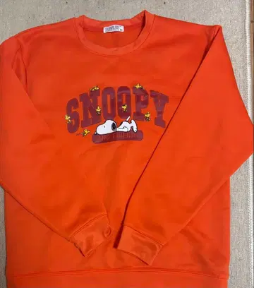 PEANUTS 스누피 오렌지 트레이닝복 LL