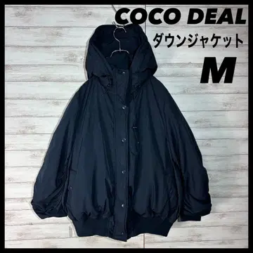 COCO DEAL 다운 자켓 M 사이즈 블랙 코코딜