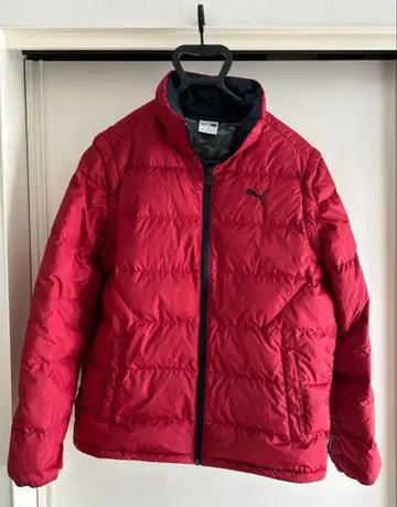 Puma 다운 자켓 빨간색
