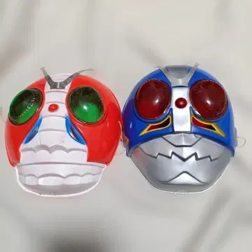 당시물 가면라이더 오멘 블루 레드 2개 묶음 판매