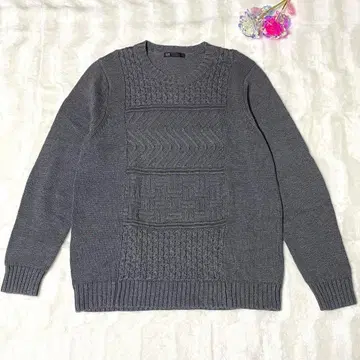 23구 온워드 카시야마 케이블 니트 스웨터 긴팔 빅 사이즈 48