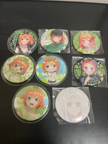 5등분의 신부 캔뱃지 나카노 네잎 묶음 판매