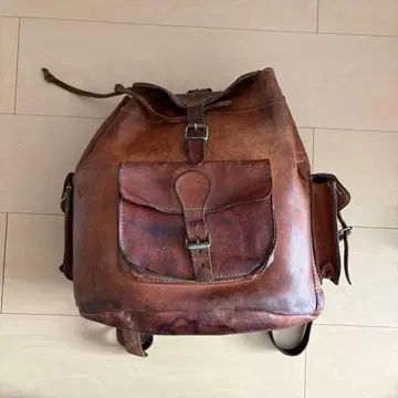 레어 60s 빈티지 가죽 백팩 vintage leather