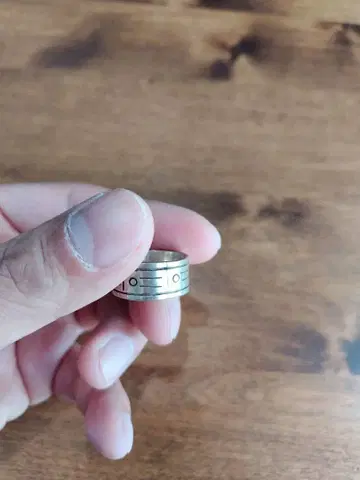 스털링 실버 반지 18호