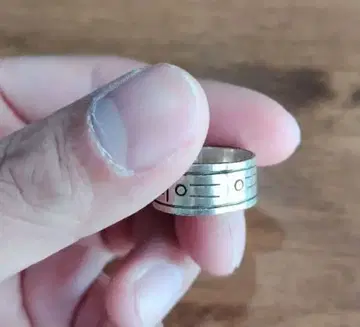 스털링 실버 반지 18호