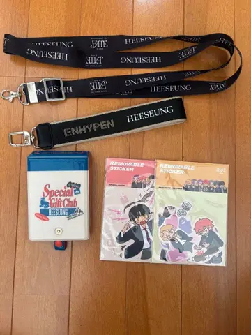 ENHYPEN HEESEUNG 스트랩 세트, dark moon 스티커