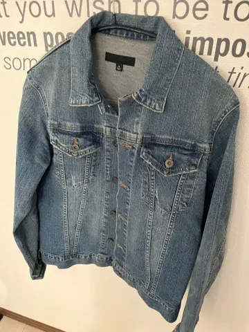 라이트 블루 데님 자켓 M 사이즈