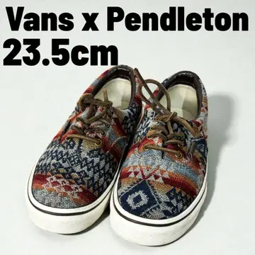 VANS x PENDLETON 콜라보 스니커즈 23.5cm 네이티브 무늬