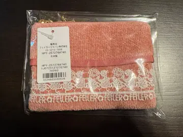 페이러 긴자와 레이스 하이디 페이즐리 티슈 파우치 핑크