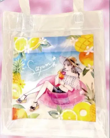 Sayumi 비치 디자인 미치시게 사유미 비닐 백 사유와 너와 여름