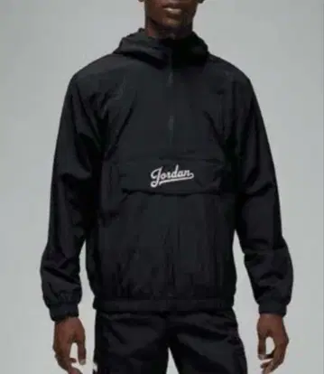 Jordan 플라이트 MVP 후드 부착 나일론 자켓 블랙