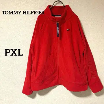 TOMMY HILFIGER 레드 플리스 자켓 [ PXL ]