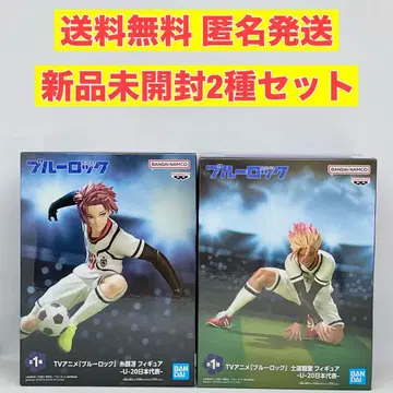 [ 2종 세트 ] 블루 록 피규어 이토시 사에 시도 류세이