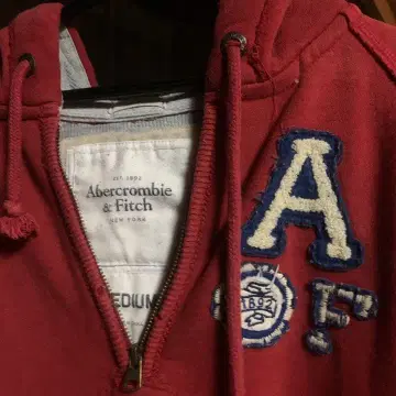 아바클로 후드티 빨간색 M 사이즈