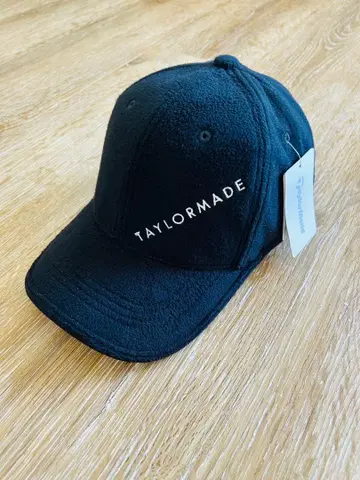 새상품 TaylorMade 여성용 플리스 캡 블랙