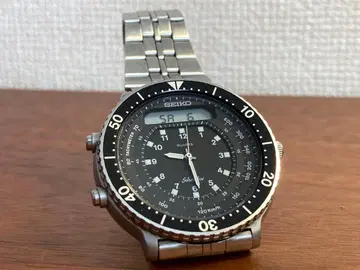 [ 컨디션 최상 ] SEIKO H357-5200 실버 웨이브