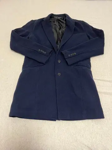 네이비 체스터 코트