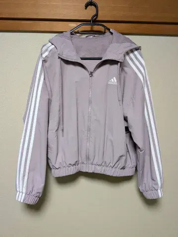 adidas 후드 부착 자켓 S 라벤더