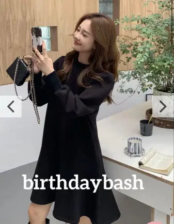 birthdaybash ELEANOR PEPLUM DRESS 블랙