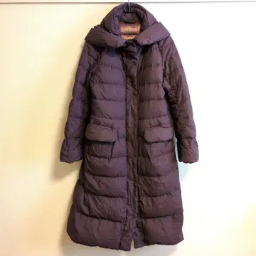 유니클로 +J 다운 자켓 S 사이즈 퍼플