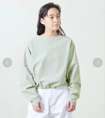 프리 사이즈 라이트 그레이 긴팔 티셔츠