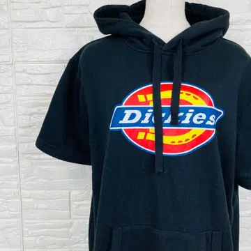 디키즈 후드티 원피스 M 블랙 스트릿 로고 [ 2732-19 ]