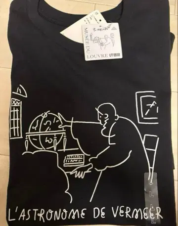 나가바 유 디자인 루브르 박물관 T셔츠 L 사이즈