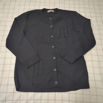 블랙 울 가디건