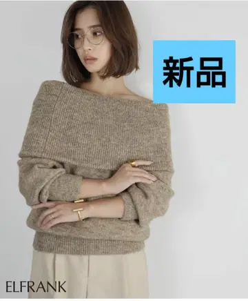 새상품! ELFRANK의 2WAY 오프숄더 니트 풀오버