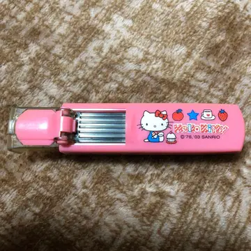 헬로키티 문구 도장 케이스 2003년산 핑크