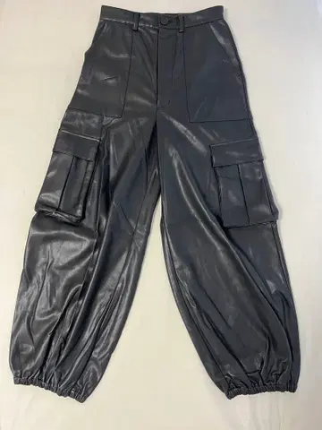 Ray BEAMS 블랙 카고 팬츠