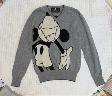 마크앤로나 미키 니트 스웨터 디즈니 캐시미어