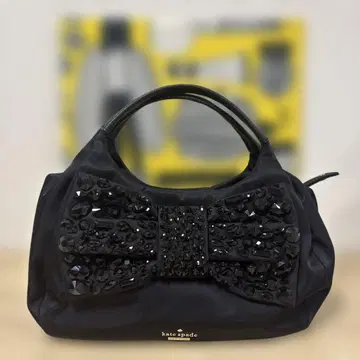 미사용 새상품 kate spade 블랙 리본 핸드백