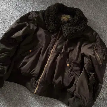 BALLSY bomber flight jacket 블랙 아메카지