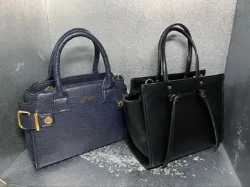 ZARA 블랙 D.KELLY 네이비 핸드백 숄더백