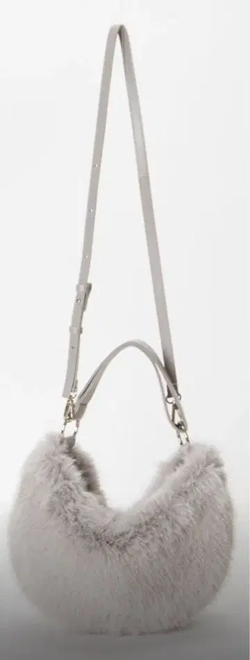 알아바일 allureville 더블 링 원 핸들 백 그레이