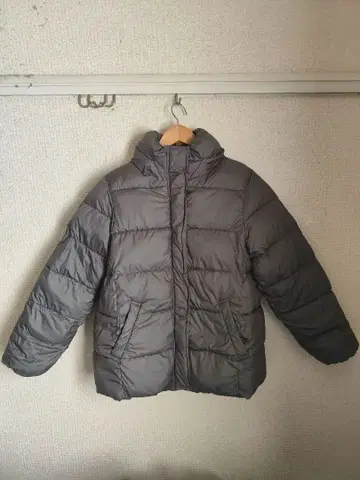 슈라루 충전솜 다운 자켓 차콜 그레이