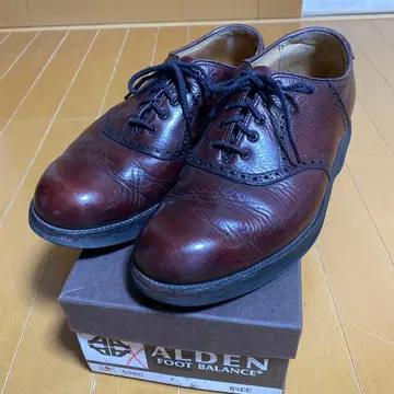 USA 제조 빈티지 ALDEN 안장 신발