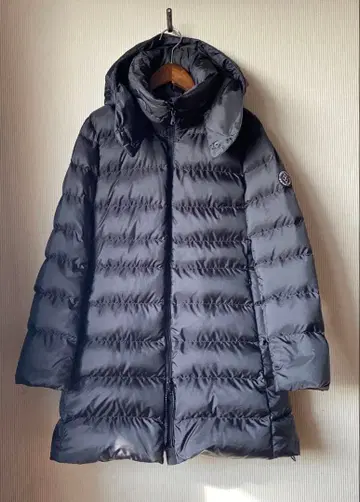 DRESSTERIOR 후드 부착 롱 다운 자켓 S 블랙