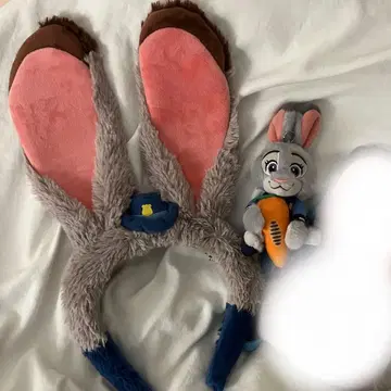 주디 홉스 머리띠와 봉제 인형 세트