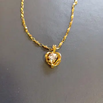 골드 하트형 펜던트 목걸이